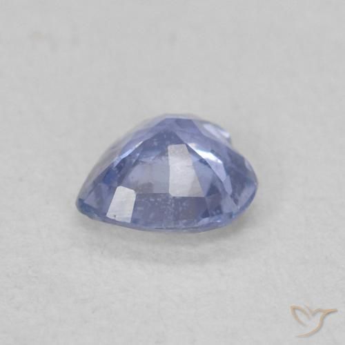 Saphir Bleu bébé naturelle Cœur, 0.30 ct, VS