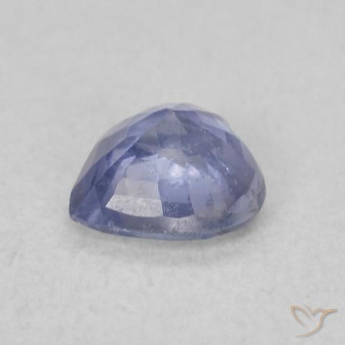 Saphir Bleu clair naturelle Cœur, 0.42 ct, VS