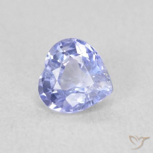 Saphir Bleu clair naturelle Cœur, 0.36 ct, VS