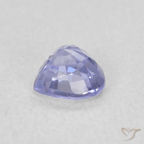 Saphir Bleu clair naturelle Cœur, 0.36 ct, VS