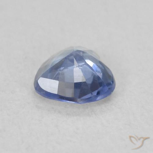 Saphir Bleu clair naturelle Cœur, 0.39 ct, VS