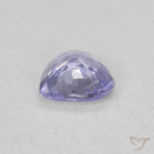Saphir Bleu clair naturelle Cœur, 0.28 ct, VS