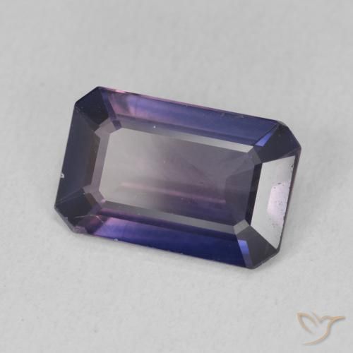 Saphir Bleu minuit naturelle Octogone / coupe Émeraude, 3.22 ct, VS
