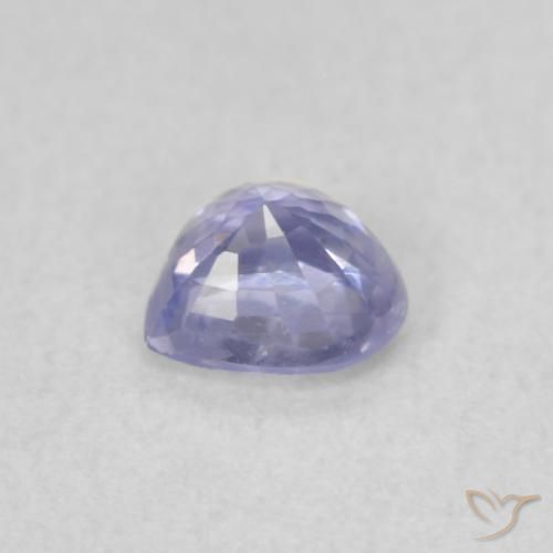 Saphir Bleu clair naturelle Cœur, 0.44 ct, VS