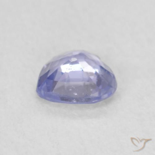 Saphir Bleu pastel naturelle Cœur, 0.37 ct, VS