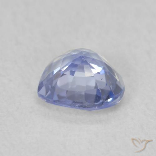 Saphir Bleu pastel naturelle Cœur, 0.49 ct, VS