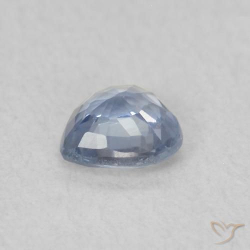 Saphir Bleu clair naturelle Cœur, 0.33 ct, VS
