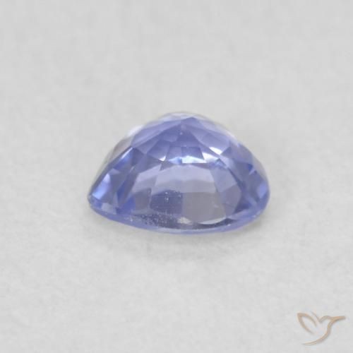 Saphir Bleu clair naturelle Cœur, 0.35 ct, VVS-VS