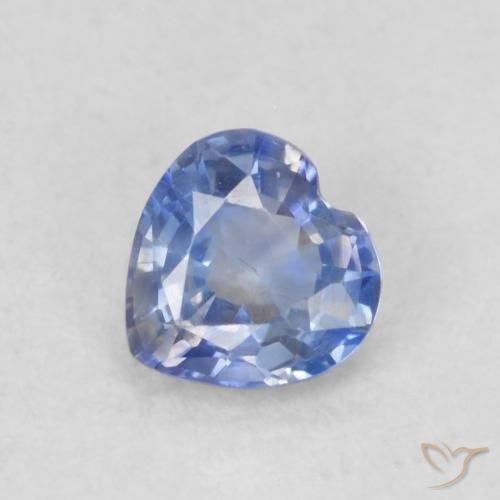 0.36ct Naturel Bleu foncé moyen Saphir, Cœur, VVS-VS