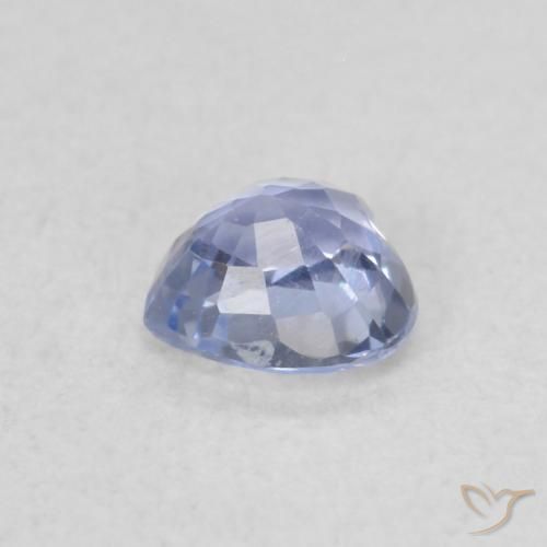 Saphir Bleu pastel naturelle Cœur, 0.36 ct, VVS-VS