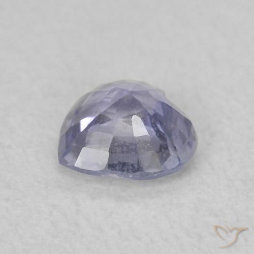 Saphir Bleu clair naturelle Cœur, 0.38 ct, VS