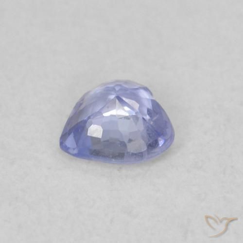 Saphir Bleu clair naturelle Cœur, 0.23 ct, VS