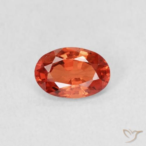 0.64ct Naturel Rouge cramoisi vif Saphir, ovale, VVS-VS