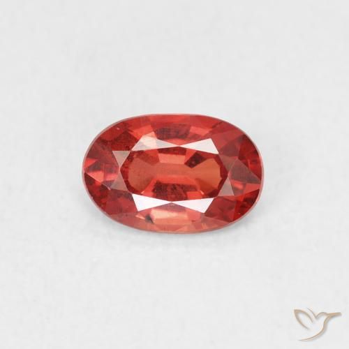 0.51ct Naturel Rouge cramoisi vif Saphir, ovale, VS