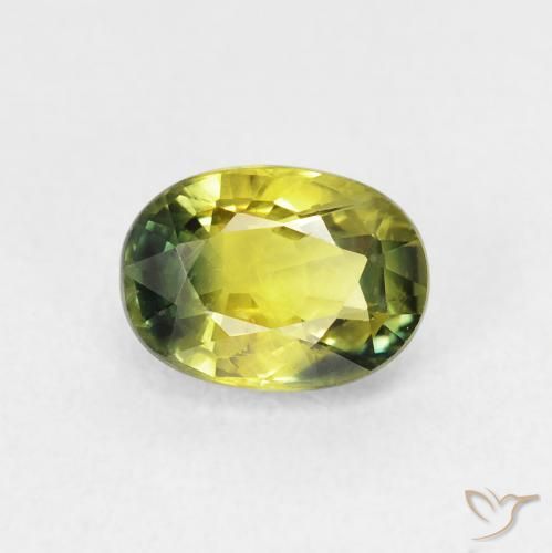 1.75ct Naturel Vert chaud et terreux Saphir, ovale, VVS-VS, Photo A