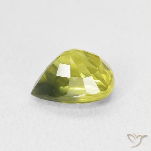 Saphir Jaune moyen naturelle En forme de poire, 1.99 ct, VVS-VS