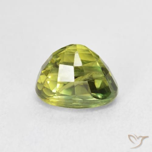 Saphir Jaune moyen naturelle ovale, 2.93 ct, VVS-VS
