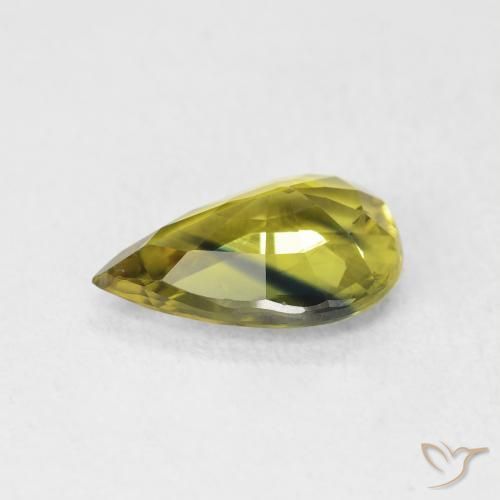 Saphir Multicolore naturelle En forme de poire, 2.11 ct, VVS-VS