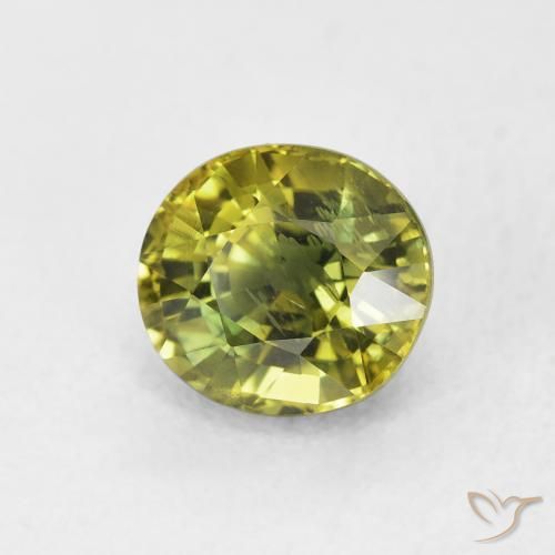 Saphir Multicolore naturelle ovale, 2.08 ct, VS