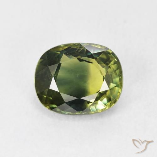 2.41ct Naturel Multicolore Saphir, Coussin, VVS-VS, Photo A