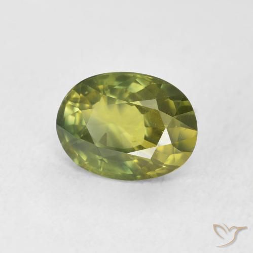 Saphir Multicolore naturelle ovale, 1.89 ct, VVS-VS