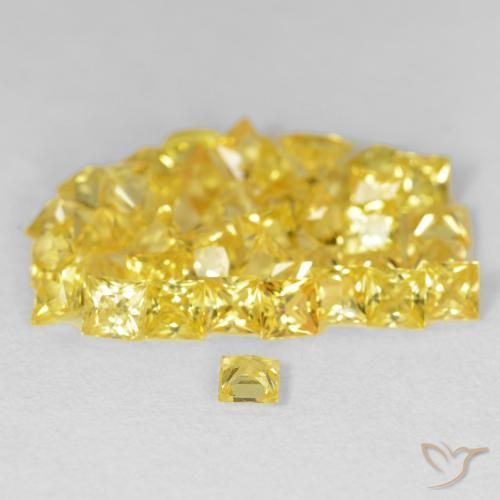 Shop natural 6.89ct Doré jaunâtre Saphir gems, Carré, from Tanzanie at GemSelect. In stock, global shipping!