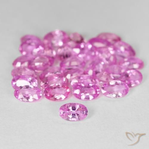 9.23ctw Naturel Rose pourpre royal Saphir, ovale, VS