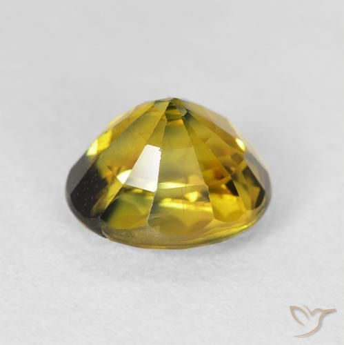 Saphir Multicolore naturelle ovale, 3.24 ct, VS