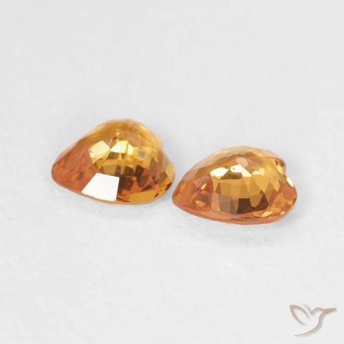 Shop natural 0.59ct Or Saphir gems, Cœur, from Mozambique at GemSelect. In stock, global shipping!