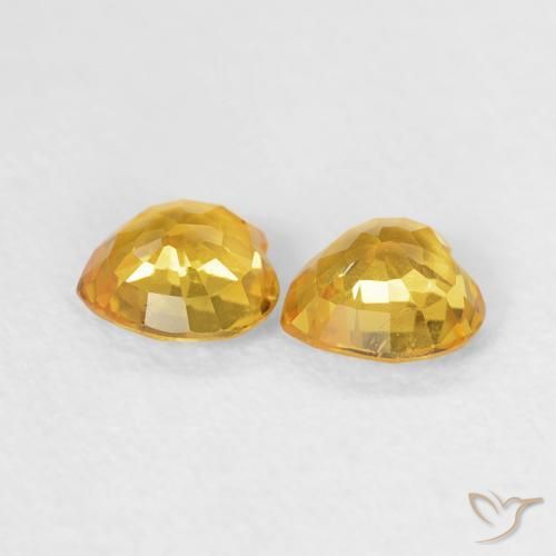 Shop natural 0.80ct Doré Saphir gems, Cœur, from Mozambique at GemSelect. In stock, global shipping!