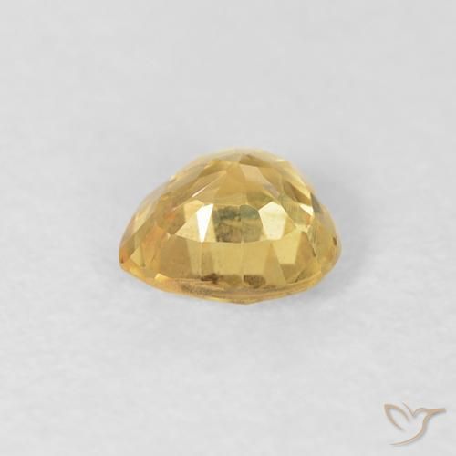 Saphir Or moyen naturelle Cœur, 0.44 ct, VS