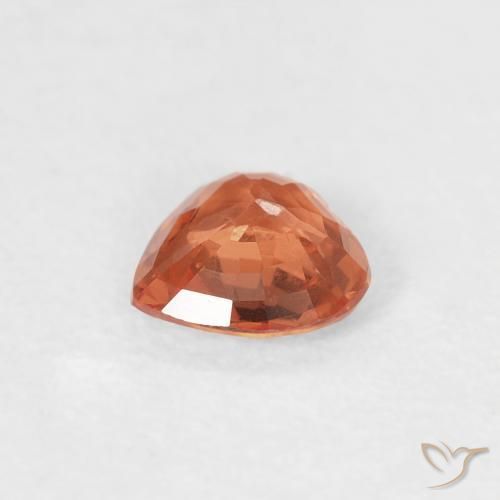 Saphir Rouge moyen naturelle Cœur, 0.39 ct, VS