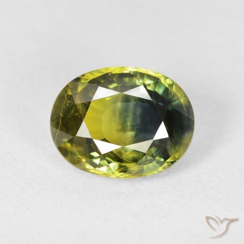 3.35ct Naturel Multicolore Saphir, ovale, VS