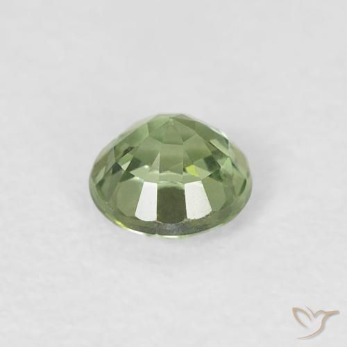 Saphir Vert sauge léger naturelle Tour, 0.42 ct, VVS-VS