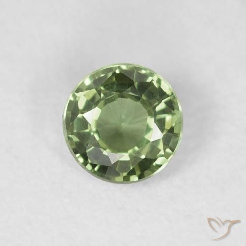 0.55ct Naturel Vert foncé Saphir, Tour, VVS-VS