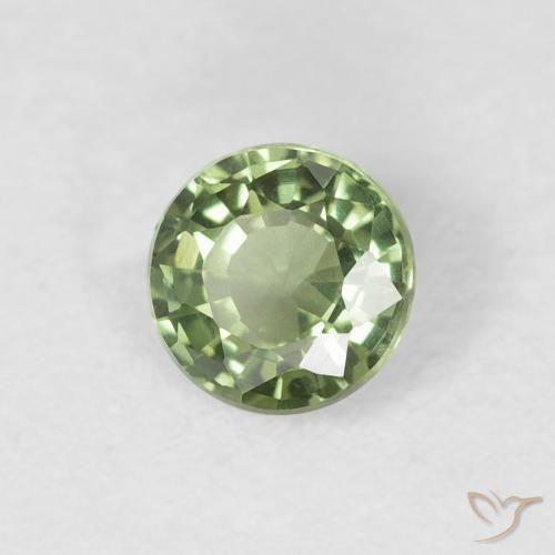 Saphir Vert foncé naturelle Tour, 0.55 ct, VVS-VS