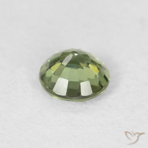 Saphir Vert foncé naturelle Tour, 0.55 ct, VVS-VS