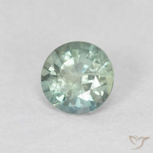 Saphir Vert clair naturelle Tour, 0.46 ct, VS