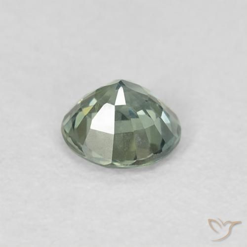 Saphir Vert clair naturelle Tour, 0.46 ct, VS