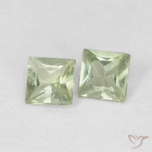 Shop natural 0.34ct Vert lime léger Saphir gems, Carré, from Tanzanie at GemSelect. In stock, global shipping!