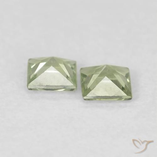 Shop natural 0.34ct Vert lime léger Saphir gems, Carré, from Tanzanie at GemSelect. In stock, global shipping!