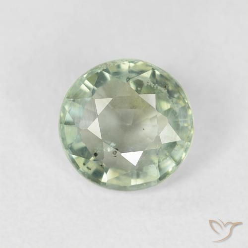 0.81ct Naturel Vert clair Saphir, Tour, VS