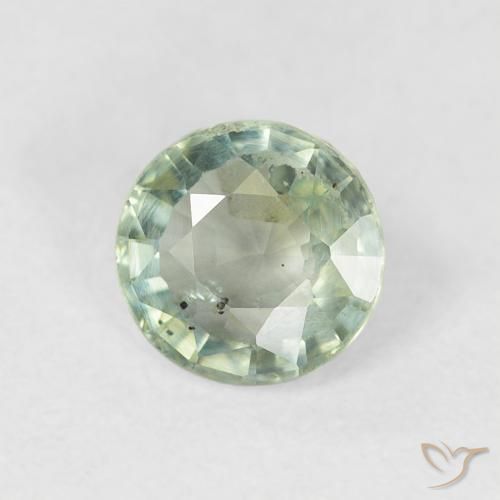 Saphir Vert clair naturelle Tour, 0.81 ct, VS