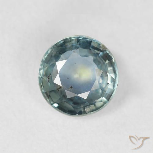 0.85ct Naturel Sarcelle Saphir, Tour, VS-SI