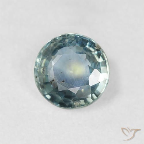 Saphir Sarcelle naturelle Tour, 0.85 ct, VS-SI