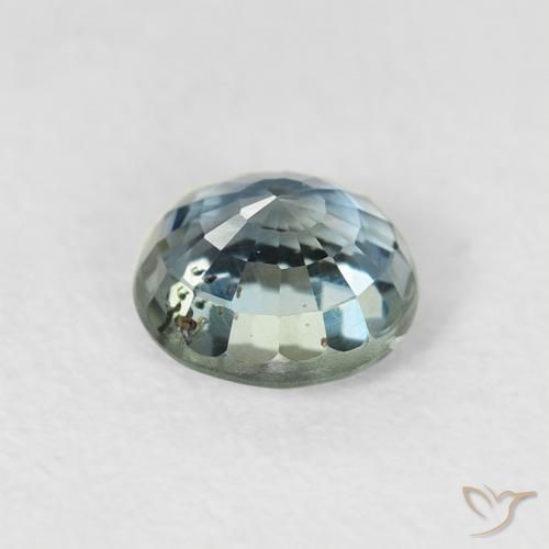 Saphir Sarcelle naturelle Tour, 0.85 ct, VS-SI