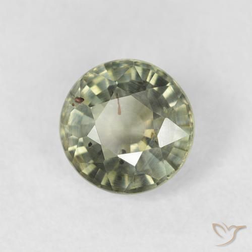 Saphir Vert moyen naturelle Tour, 0.95 ct, VS-SI