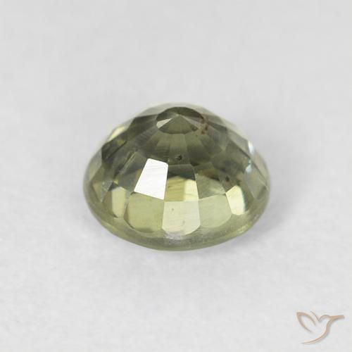 Saphir Vert moyen naturelle Tour, 0.95 ct, VS-SI
