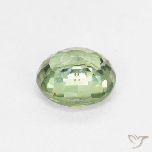 Saphir Vert moyen naturelle Tour, 0.81 ct, VS