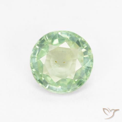 0.83ct Naturel Vert très clair Saphir, Tour, VS